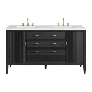 Myrrin 60IN Double Vanity Carbon Oak