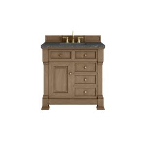 Brookfield 36IN Single Vanity Pecan w/ 3 CM Parisien Bleu Silestone Top