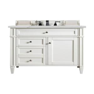 Brittany 36IN Single Vanity Bright White w/ 3 CM Ethereal Noctis Silestone Top