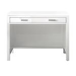 Addison 30IN Countertop Unit Glossy White w/ 3 CM White Zeus Silestone Top