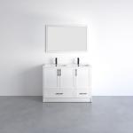 Seattle Collection 48" Double Vanity (Solid Wood) - White - Call for Price