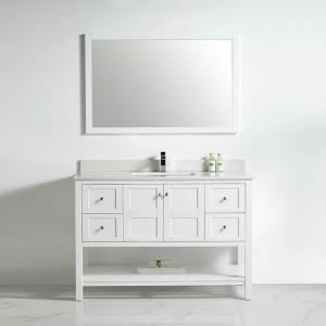 Austin Collection 48" Single Vanity (Solid Wood) - White - Call for Price