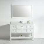 Austin Collection 48" Single Vanity (Solid Wood) - White - Call for Price