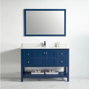 Austin Collection 48" Single Vanity (Solid Wood) - Navy Blue - Call for Price