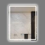 Square Bathroom LED Light Mirror 36x30 - Call for Price