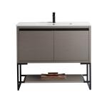 Zurich Collection 40" Single Vanity (Solid Wood) - GRO - Call for Price