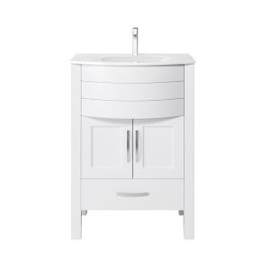 Daniel 24" Single Vanity (PVC) - White - Call for Price