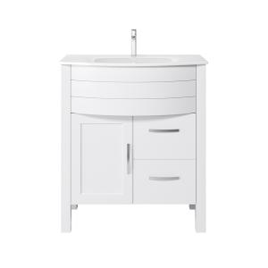Daniel 30" Single Vanity (PVC) - White - Call for Price