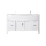 Daniel 60" Double Vanity (PVC) - White - Call for Price