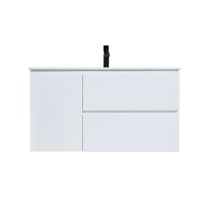 York 40" Single Vanity (PVC) - White - Call for Price
