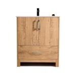 Judge Collection 30" Single Vanity (Solid Wood) - Oak - Call for Price