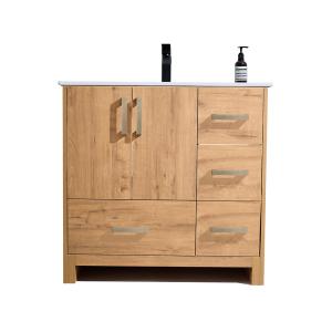 Judge Collection 36" Right Vanity (Solid Wood) - Oak - Call for Price
