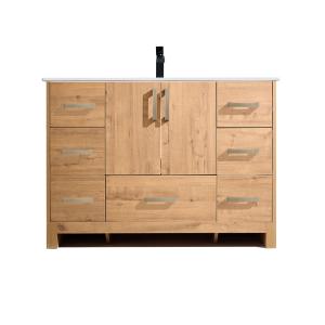 Judge Collection 48" Single Vanity (Solid Wood) - Oak - Call for Price