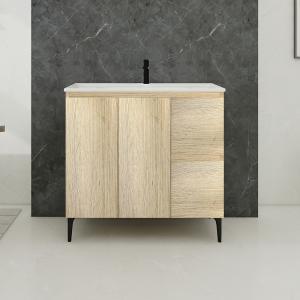 Alberto 36" Single Vanity (PVC) - Oak - Call for Price