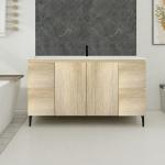Alberto 60" Double Vanity (PVC) - Oak - Call for Price