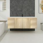 York 60" Double Vanity (PVC) - Oak - Call for Price