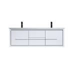 Oriago 72" Double Vanity (PVC) - White - Call for Price