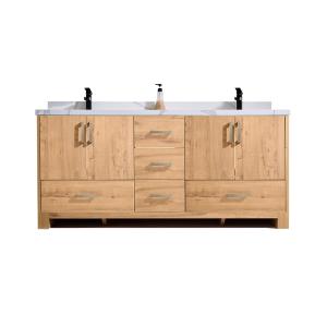 Judge Collection 72" Double Vanity (Solid Wood) - Oak - Call for Price