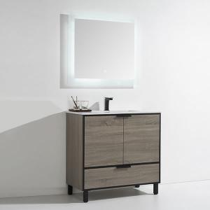 Vienna Collection 36" Single Vanity (Solid Wood) - Oak - Call for Price