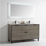 Vienna Collection 60" Double Vanity (Solid Wood) - Oak - Call for Price