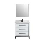 Madrid Collection 32" Single Vanity (Solid Wood) - White - Call for Price