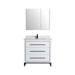 Madrid Collection 36" Single Vanity (Solid Wood) - White - Call for Price