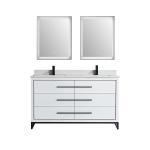 Madrid Collection 72" Double Vanity (Solid Wood) - White - Call for Price