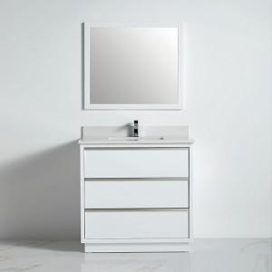 Denver Collection 36" Single Vanity (Solid Wood) - White - Call for Price
