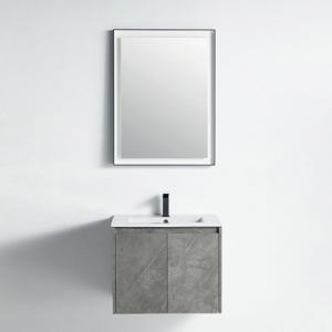 Miami Collection 24" Single Vanity (Solid Wood) - Grey Marble Grain - Call for Price