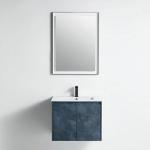 Miami Collection 24" Single Vanity (Solid Wood) - Blackish Green Marble - Call for Price