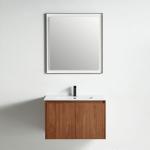 Miami Collection 30" Single Vanity (Solid Wood) - Brown Ebony - Call for Price