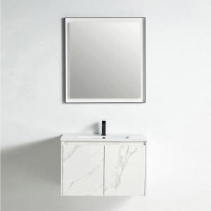 Miami Collection 30" Single Vanity (Solid Wood) - White Marble Grain - Call for Price
