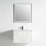 Miami Collection 30" Single Vanity (Solid Wood) - White Marble Grain - Call for Price