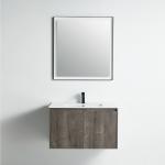 Miami Collection 32" Single Vanity (Solid Wood) - Plaid Grey Oak - Call for Price