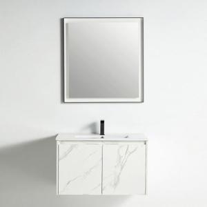 Miami Collection 32" Single Vanity (Solid Wood) - White Marble Grain - Call for Price