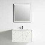 Miami Collection 32" Single Vanity (Solid Wood) - White Marble Grain - Call for Price