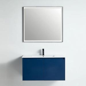 Miami Collection 36" Single Vanity (Solid Wood) - Navy Blue - Call for Price