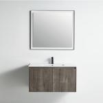 Miami Collection 36" Single Vanity (Solid Wood) - Plaid Grey Oak - Call for Price