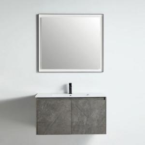 Miami Collection 36" Single Vanity (Solid Wood) - Grey Marble Grain - Call for Price