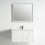 Miami Collection 36" Single Vanity (Solid Wood) - White Marble Grain - Call for Price