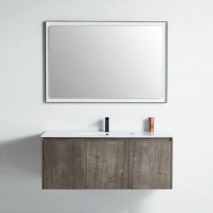 Miami Collection 48" Single Vanity (Solid Wood) - Plaid Grey Oak - Call for Price