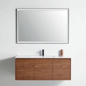 Miami Collection 48" Single Vanity (Solid Wood) - Brown Ebony - Call for Price