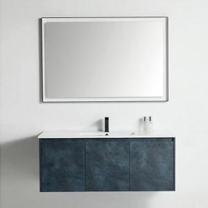 Miami Collection 48" Single Vanity (Solid Wood) - Blackish Green Marble - Call for Price