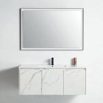 Miami Collection 48" Single Vanity (Solid Wood) - White Marble Grain - Call for Price