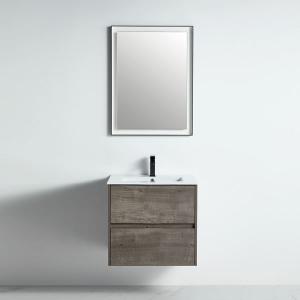 York Collection 24" Single Vanity (Solid Wood) - Plaid Grey Oak - Call for Price