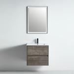 York Collection 24" Single Vanity (Solid Wood) - Plaid Grey Oak - Call for Price