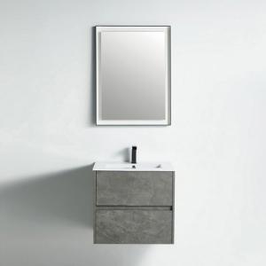 York Collection 24" Single Vanity (Solid Wood) - Grey Marble Grain - Call for Price