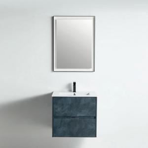 York Collection 24" Single Vanity (Solid Wood) - Blackish Green Marble - Call for Price