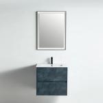 York Collection 24" Single Vanity (Solid Wood) - Blackish Green Marble - Call for Price