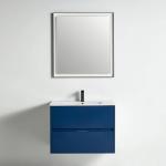 York Collection 30" Single Vanity (Solid Wood) - Navy Blue - Call for Price